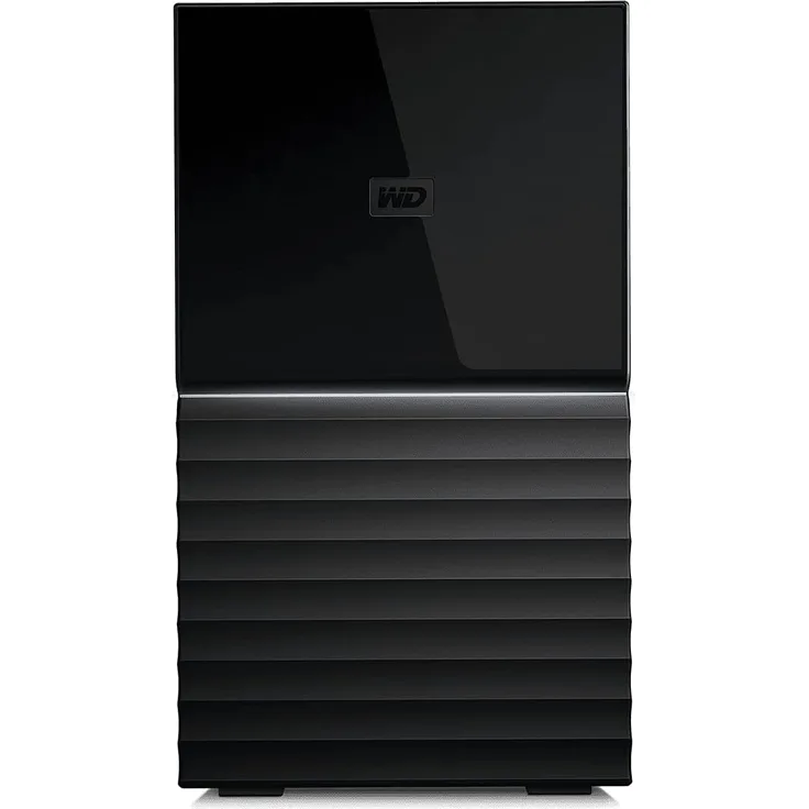WD My Book Duo WDBFBE0240JBK - Festplatten-Array - 24TB - 2 Schächte - HDD 12TB x 2 - USB 3,1 Gen 1 (extern) (WDBFBE0240JBK-EESN)