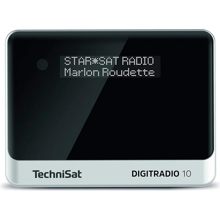 TechniSat DIGITRADIO 10 Digitalradio mit Bluetooth, OLED-Display, Wecker, schwarz, silber – Bild 1