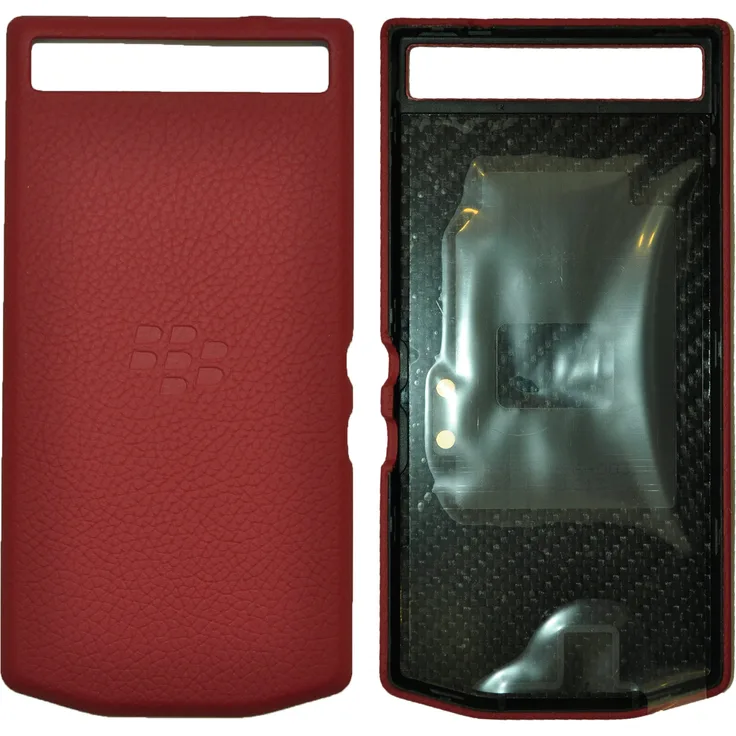 Blackberry 10270 PD Leder Batterie Door Tasche P`9982 Fuchsia lila