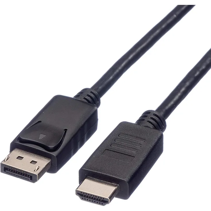 ROLINE DisplayPort Kabel DP - HDTV, ST-ST, schwarz, 1,5 m