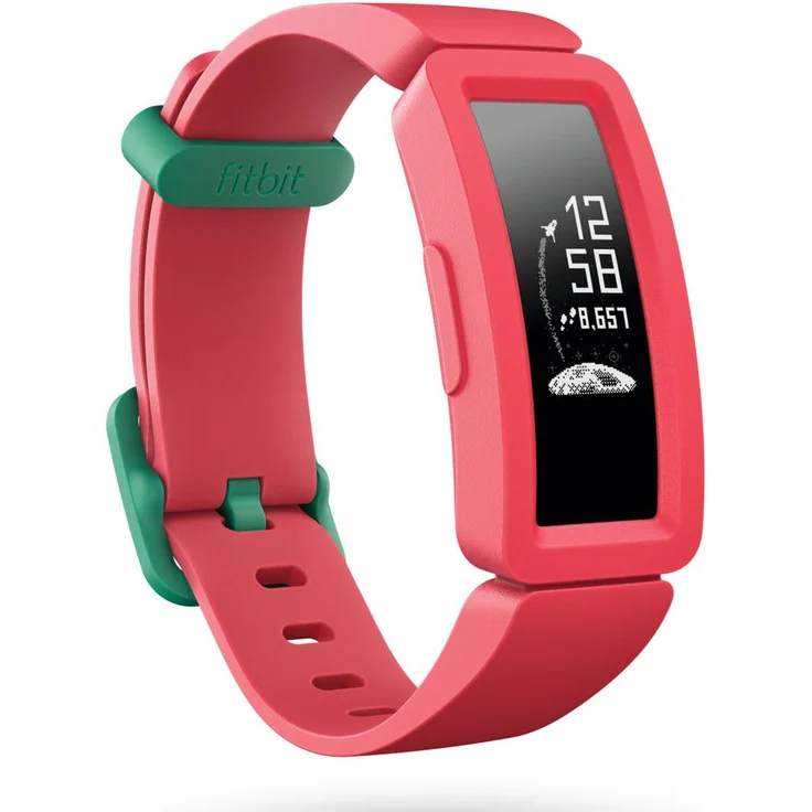 Fitbit Ace 2 Fitness-Tracker Kinder, Einheitsgröße, Watermelon/Teal – Bild 1