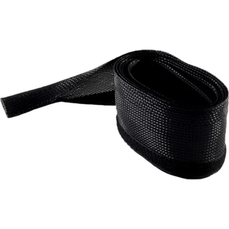 Flexibler Kabelkanal mit Klettverschluss, schwarz, 51mm - Länge: 2,00 m