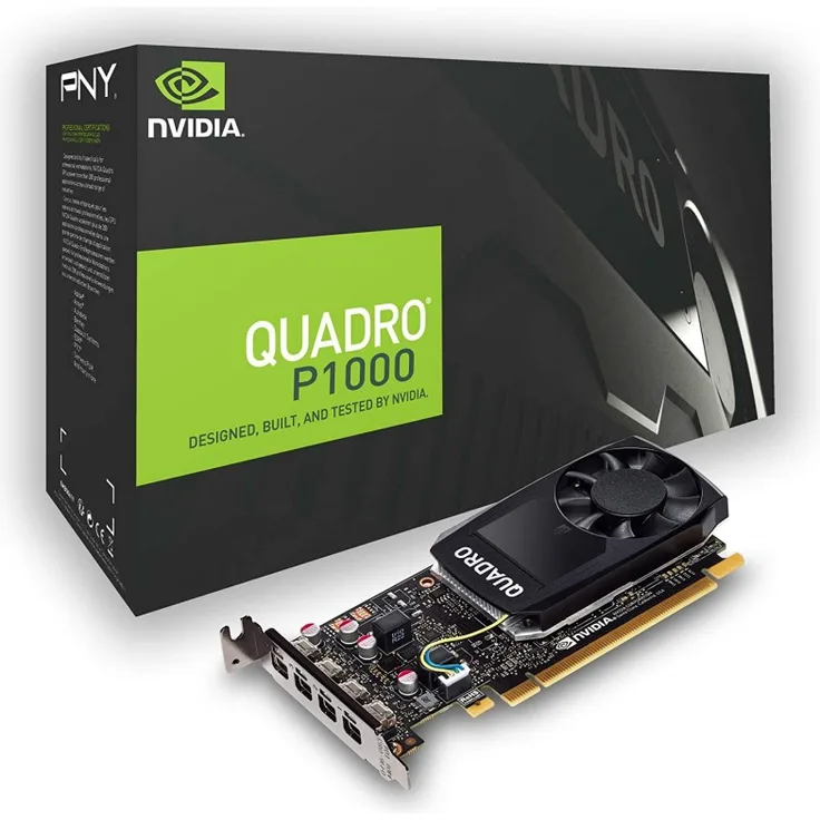 PNY Quadro P1000 V2, 4GB GDDR5, 4x mDP (VCQP1000V2-PB)