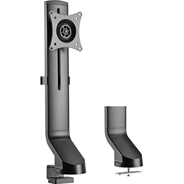 VALUE LCD-Monitorhalterung, Monitorarm, Tischmontage, Zur Befestigung von Bildschirmen mit VESA 75 BZW. VESA 100 am Schreibtisch, Kabelmanagement