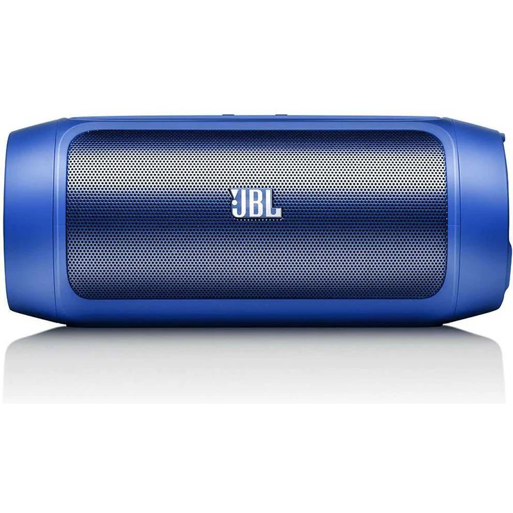 JBL Charge 2 Wireless Bluetooth Stereo-Lautsprecher (Drahtloser, mit Aufladbarer Batterie, Integrierter Freisprecheinrichtung, 3,5 Stereoeingang, Kompatibel mit Apple iOS/Android Geräten) blau – Bild 1