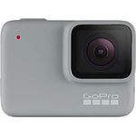 GoPro HERO7 White - wasserdichte Full HD Action-Cam (10 MP-Foto, Full HD-Video (60 fps), Bildstabilisator, Slow-Motion-Video, wasserdicht bis 10 m, WLAN/BT), weiß