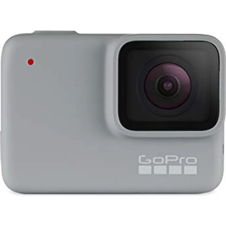 GoPro HERO7 White - wasserdichte Full HD Action-Cam (10 MP-Foto, Full HD-Video (60 fps), Bildstabilisator, Slow-Motion-Video, wasserdicht bis 10 m, WLAN/BT), weiß