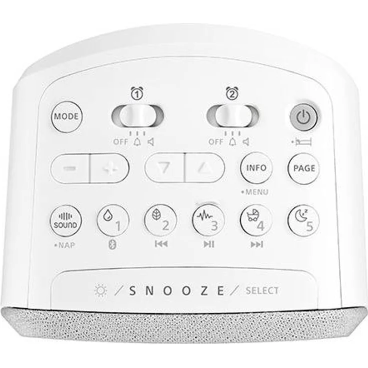 Sangean DCR-83 Tischradio DAB+, UKW (A500460), Radiowecker, weiß – Bild 2