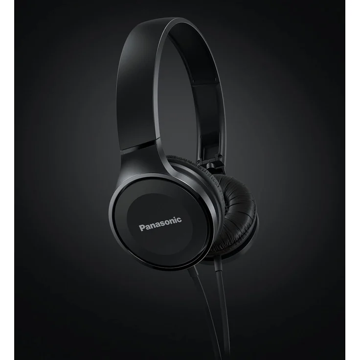 Panasonic RP-HF100ME-K On-Ear-Kopfhörer mit Mikrofon, schwarz – Bild 4
