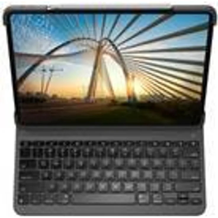 Logitech SLIM FOLIO PRO Backlit Bluetooth Keyboard Case for iPad Pro 12.9-inch (3rd and 4th gen) - Graphite