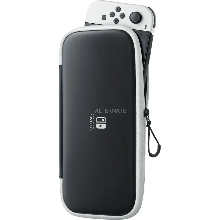 Nintendo Switch-Tasche & -Schutzfolie, schwarz-weiß - Preisvergleich – Bild 1