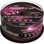 MediaRange MR208 Printable Cake 50 CD-R Rohlinge (52x Speed, 700MB, 80 Min)