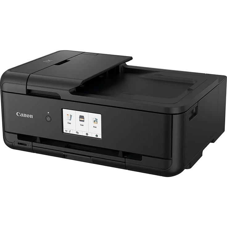 Canon PIXMA TS9550 (3-in-1) Multifunktionsdrucker - (Tintenstrahl) Farbe, Druckgeschwindigkeit: 15 s/w, 15 Farbe, Auflösung: 4800 x 1200, LAN, USB, WLAN, AirPrint, Wi-Fi Direct, Cloud Print (2988C006) – Bild 2