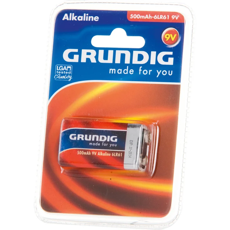 Grundig Alkaline Batterie (500mAh, 9V)