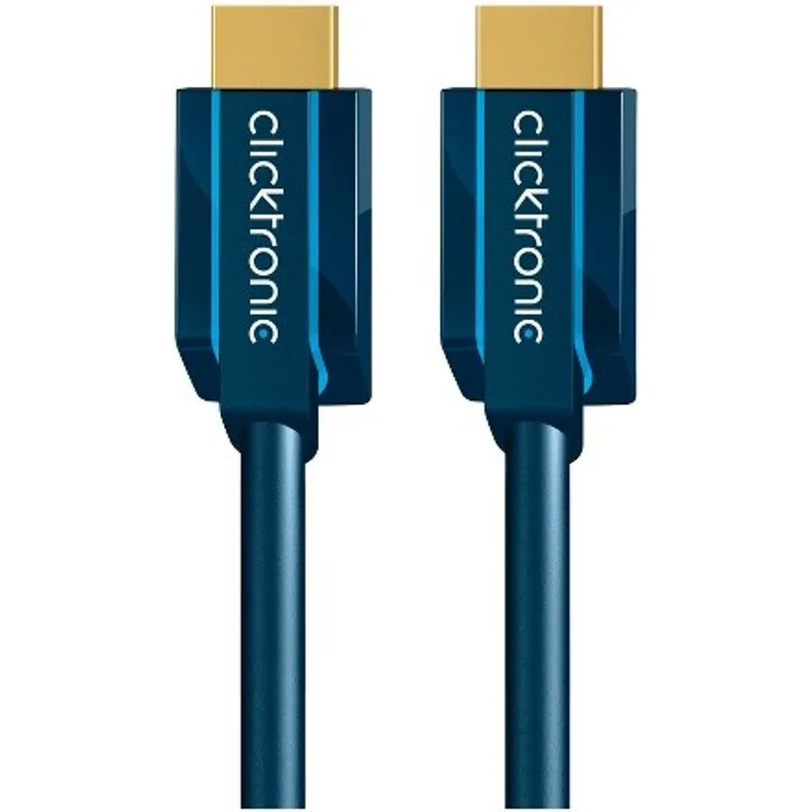 Clicktronic Casual HDMI - DVI-Kabel 10.0 m, Adapterkabel zwischen HDMI und DVI-D, vergoldete Kontakte, zweifach geschirmt