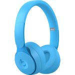 Beats Solo Pro Kabellose Bluetooth On-Ear Kopfhörer mit Noise-Cancelling  Apple H1 Chip, Bluetooth der Klasse 1, aktives Noise-Cancelling, Transparenzmodus, 22 Stunden Wiedergabe  Hellblau