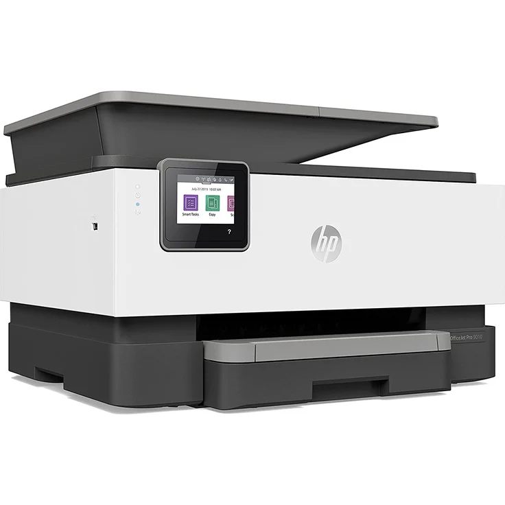 HP OfficeJet Pro 9010 (4-in-1) Multifunktionsdrucker - (Thermal Inkjet) Farbe, Druckgeschwindigkeit: 22 s/w, 18 Farbe, Auflösung: 1200 x 1200, USB, LAN, RJ-11, WLAN, AirPrint, NFC, Instant Ink (3UK83B) – Bild 3