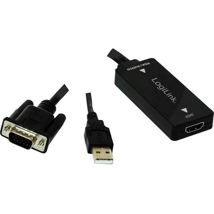LogiLink CV0060 VGA mit USB Audio zu HDMI Converter
