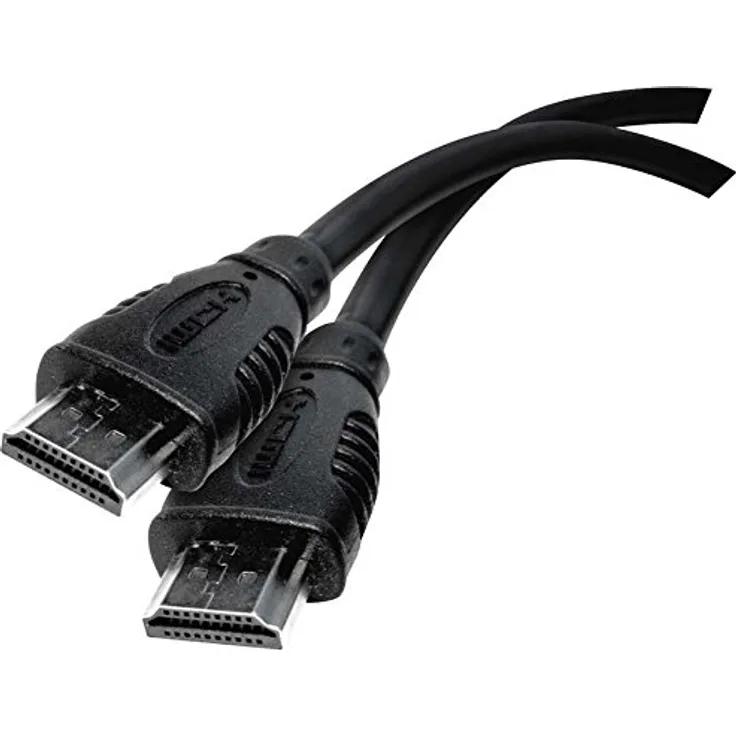 EMOS SB0101 1.5m High Speed Kabel mit Ethernet-HDMI 1.4 - Full 4K Ultra HD - 3D - ARC Unterstützung A-Stecker 1,5 M schwarz-kompatibel mit Plasma und LCD-TV, Xbox, PS3, PS4, PC, HDTV