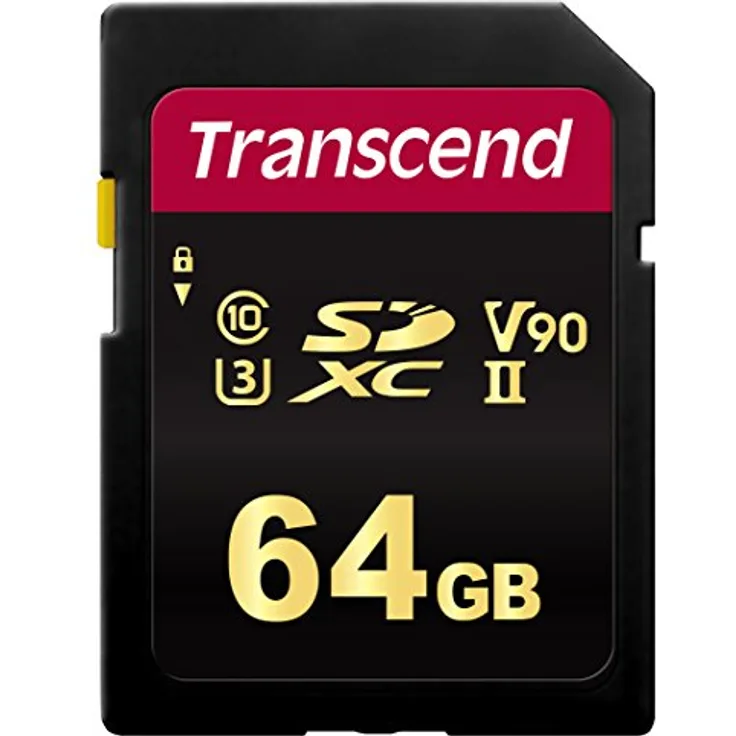Transcend 64 GB SDXC-SDHC 700S Speicherkarte TS64GSDC700S - bis zu 285 MBs lesen und 180 MBs schreiben