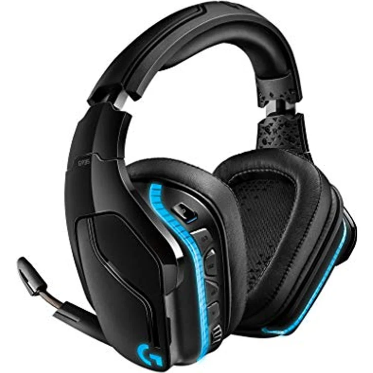 Logitech G935 Wireless RGB Gaming-Headset, 7.1 Surround Sound, DTS Headphone:X 2.0, 50 mm Treiber, 2.4 GHz Kabellos, Flip-Stummschaltung, PC-Mac-Xbox One-PS4-Nintendo Switch - schwarz – Bild 3