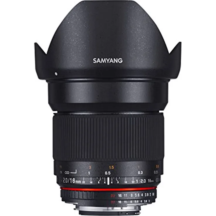 Samyang 16mm F2.0 Objektiv für Anschluss Sony E
