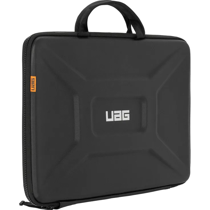Urban Armor Gear universal Laptoptasche für Apple MacBook Pro, Microsoft Surface Book 2 - Laptop 3 uvm. (universal Schutzhülle bis 15 Zoll, Innentasche, Handsschlaufe, verschleißfest) schwarz