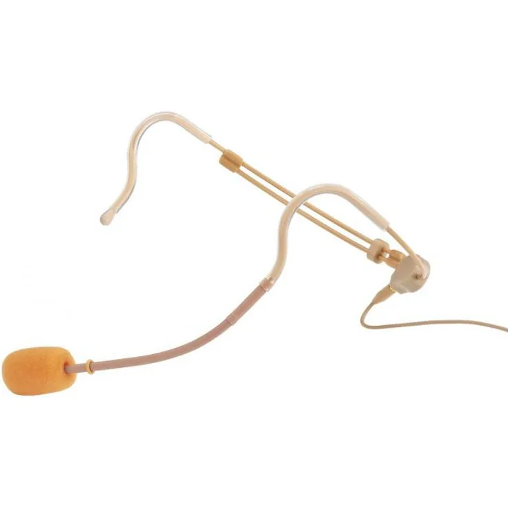 JTS CM-214ULF Elektret-Kopfbügelmikrofon, verstellbar beige