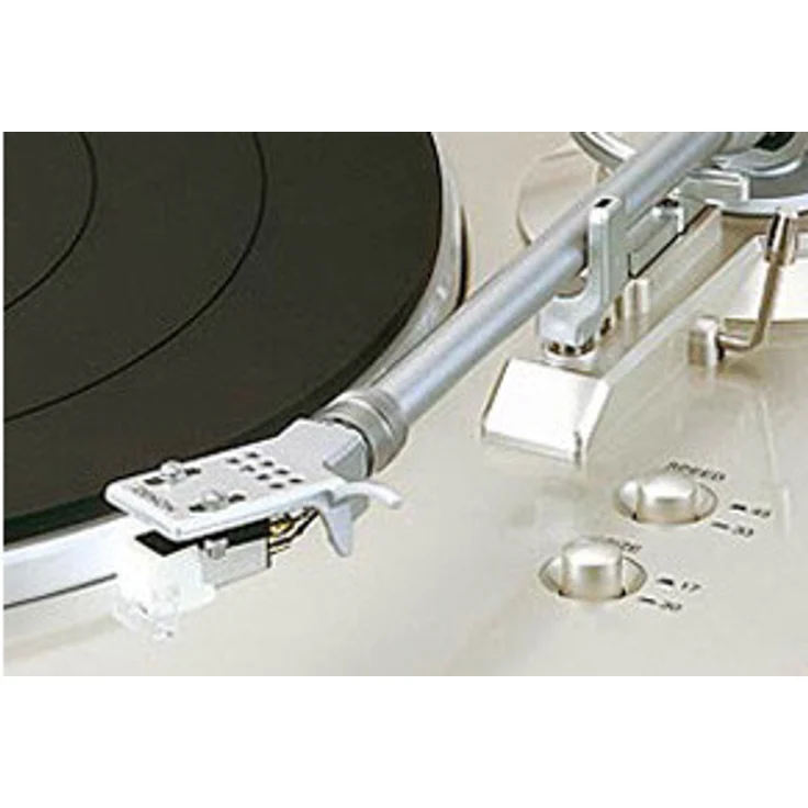 Denon DP-300 F Vollautomatischer Plattenspieler (Riemenantrieb, integrierter Vorverstärker, Vollautomatik) schwarz – Bild 3