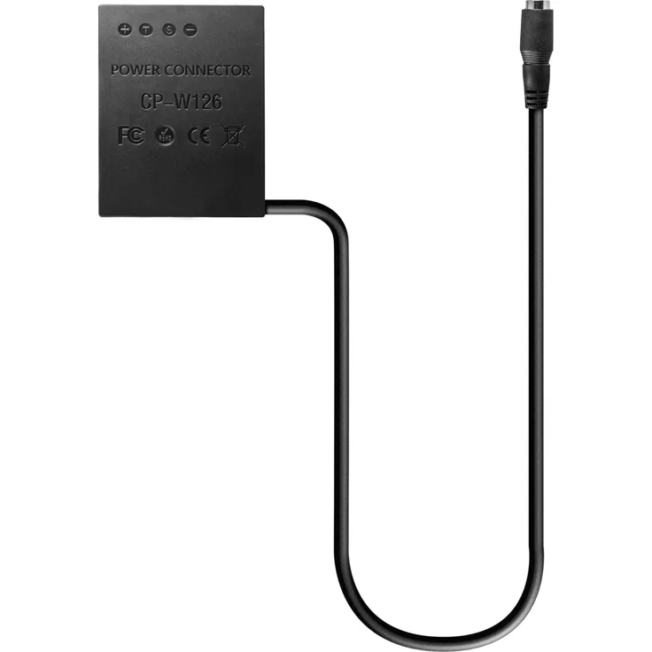 kj-vertrieb DC-Kuppler, Akkuadapter für Fuji CP-W126 - ersetzt NP-W126