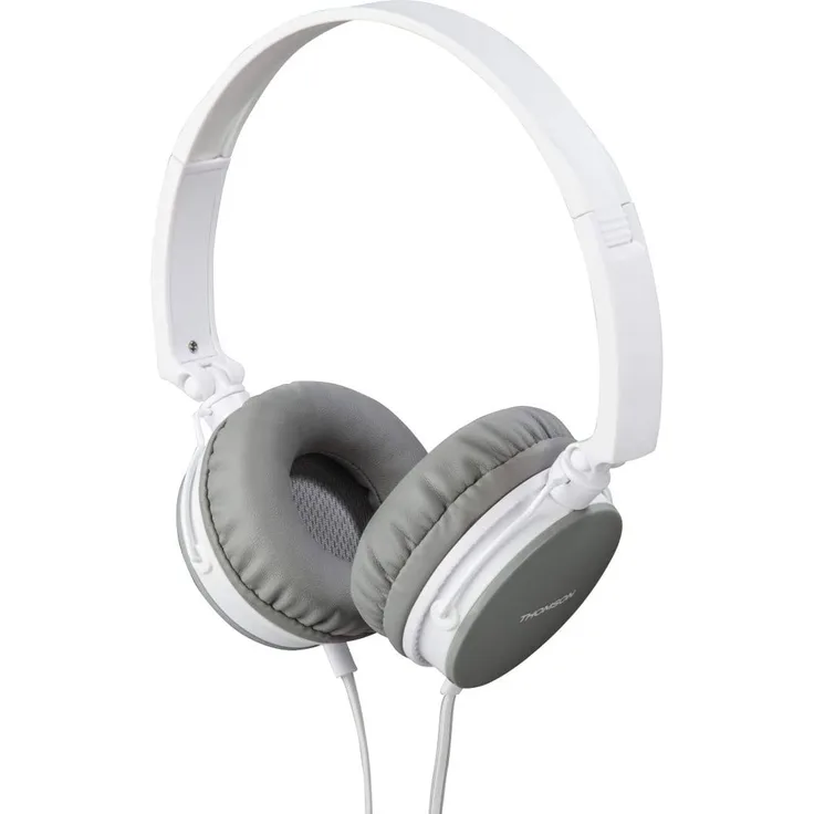 132629 HED2207WH-GR On-Ear-Kopfhörer mit Mikrofon, weiß