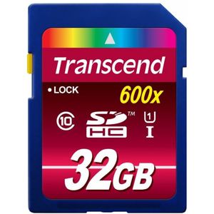 Bild für Transcend Ultimate-Speed SDHC Class 10 UHS-1 32GB Speicherkarte (bis 90MB-s Lesen)