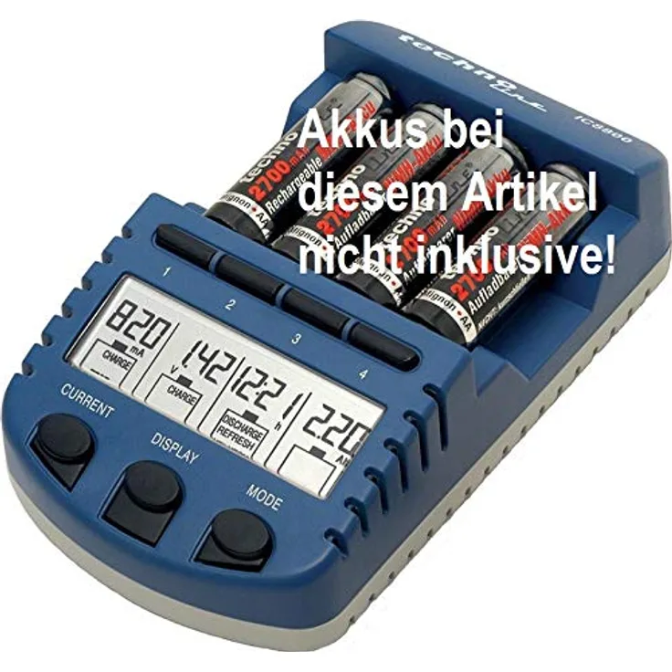 Technoline BC 1000N 12in1 Akku Ladegerät (ohne Akkus)