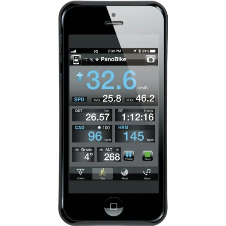 Topeak Unisex-Erwachsene Handytasche RideCase für Apple iPhone 5, Schwarz, 12.7 x 6.2 x 1.5 cm