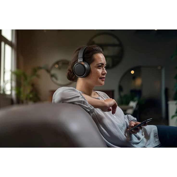 Philips Fidelio L3 Over-Ear-Kopfhörer mit Noise Cancelling, Bluetooth, Premium-Design, schwarz – Bild 7