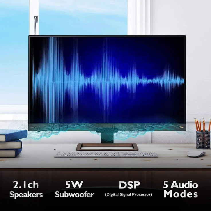 BenQ EX2780Q (9H.LJ8LA.TBE) - 27 Zoll, WQHD (2560 x 1440), IPS-Panel, 5ms, 350cd/m² – Bild 6