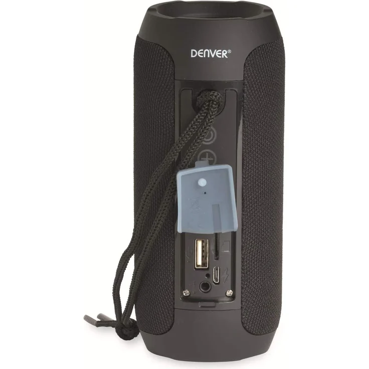 Denver Bluetooth Lautsprecher BTS-110 Bluetooth-Lautsprecher mit MP3-Player, Kartenleser, Radio, USB-Player, schwarz – Bild 3