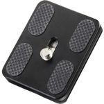 Hama 00004463 Schnellkupplungsplatte für Dreibeinstativ ''Trekking Duo'' 160-Ball (Schwarz)