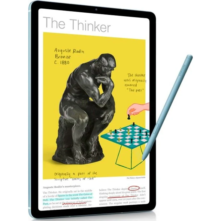 Samsung Galaxy Tab S6 Lite inkl. Stylus Full-HD-Auflösung 10,4 Zoll, LTE-Tablet, Octa-Core, 4 GB RAM, 64 GB Speicher, Android, Angora Blue (SM-P615NZBADBT) – Bild 2