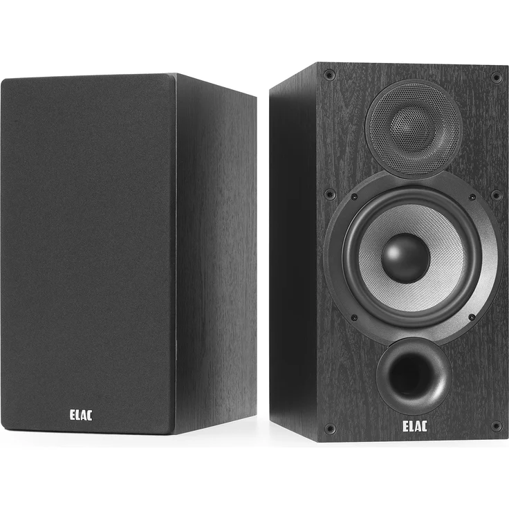 ELAC Debut B6.2 Regal-Lautsprecher schwarz Regallautsprecher - 120 Watt - schwarz