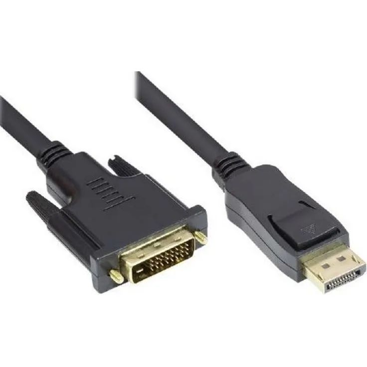 DisplayPort auf DVI-D 24+1 Anschlusskabel 1m, Good Connections