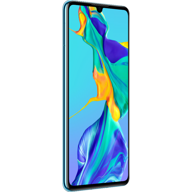 Huawei P30 Smartphone 15,49cm (6,1 Zoll) OLED-Display, 128GB interner Speicher, 6GB RAM, Dual-SIM, Android, Breathing Crystal – Bild 3