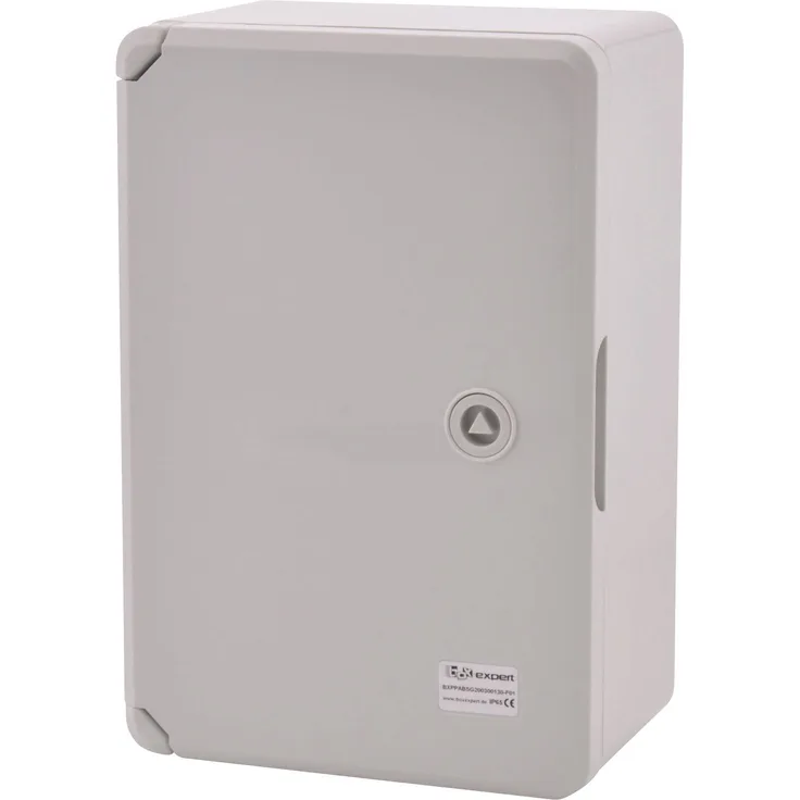 Boxexpert BXPPABSG200300130-F01 Switchboard cabinet 200 x 300 x 130 Acrylonitrile butadiene styrene Light grey 1 pc(s)