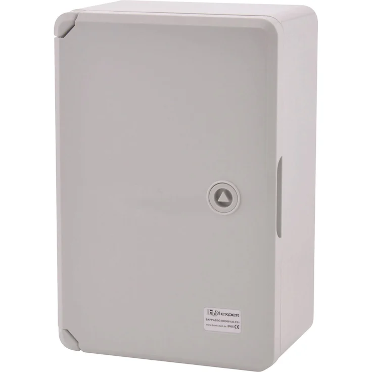 Boxexpert BXPPABSG200300130-F01 Switchboard cabinet 200 x 300 x 130 Acrylonitrile butadiene styrene Light grey 1 pc(s) – Bild 1