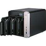 QNAP TS-453BT3-8G NAS-Gehäuse, Thunderbolt 3, 10GbE, M.2-SSD Caching, schwarzsilber