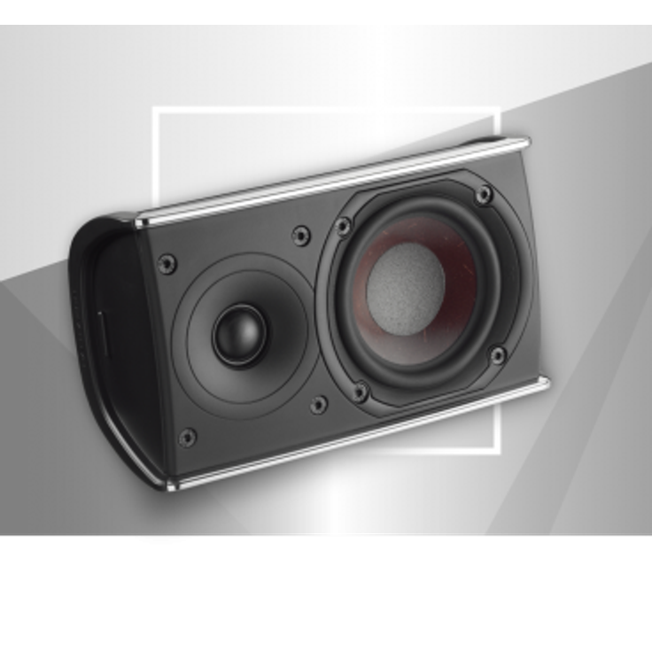 DALI Fazon Mikro Vokal - schwarz Center-Lautsprecher - 120 Watt - schwarz