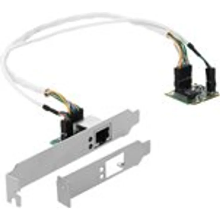 DeLOCK Mini PCIe I-O PCIe Half Size 1 x Gigabit LAN Low Profile LAN-Adapter