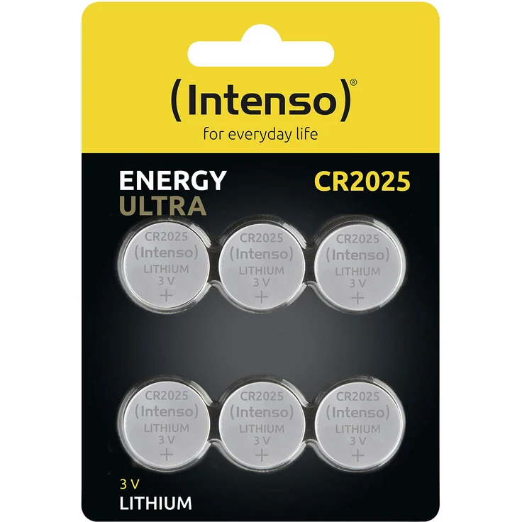 Intenso Energy Ultra Lithium Knopfzelle CR2025 6er Blister – Bild 1
