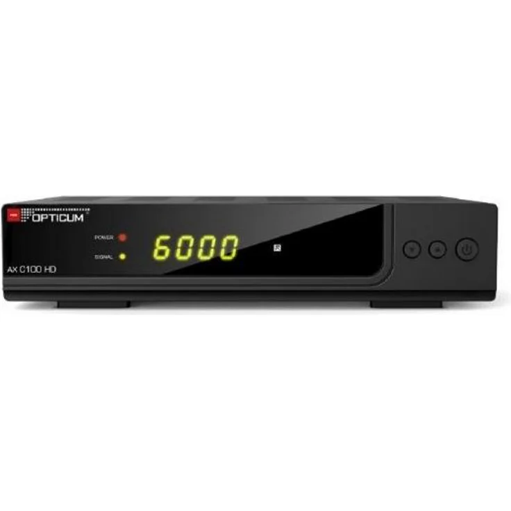 Opticum AX C100 HD DVB-C Digital Kabel Receiver HDTV, DVB-C, HDMI, SCART, PVR, USB schwarz – Bild 1