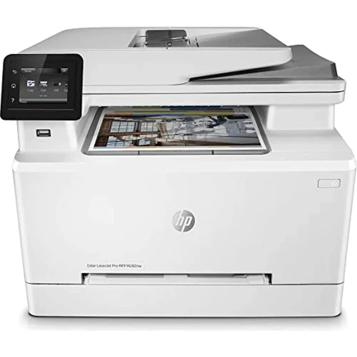 HP Color LaserJet Pro MFP M282nw (3-in-1) Multifunktionsdrucker - (Laser) Farbe, Druckgeschwindigkeit: 18 s/w, 11 Farbe, Auflösung: 600 x 600, USB, LAN, WLAN, AirPrint, Cloud Print (7KW72A) – Bild 1